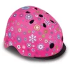 Globber Helm Elite Lights, XS/S (48-53 Cm), Pink Flowers 7