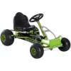 HOMCOM Tretauto Mit Handbremse Grün 7